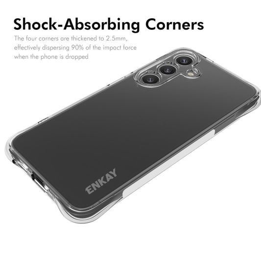 For Samsung Galaxy S25+ 5G ENKAY Hat-Prince Transparent TPU Shockproof Phone Case - Galaxy S25+ 5G Cases by ENKAY | Online Shopping UK | buy2fix