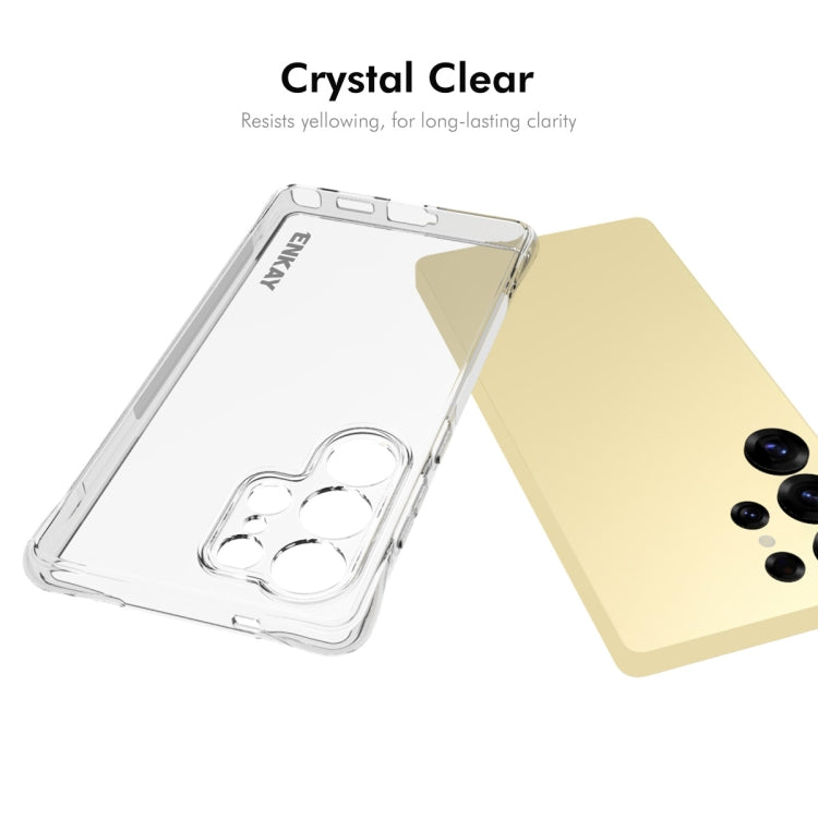 For Samsung Galaxy S25 Ultra 5G ENKAY Hat-Prince Transparent TPU Shockproof Phone Case - Galaxy S25 Ultra 5G Cases by ENKAY | Online Shopping UK | buy2fix