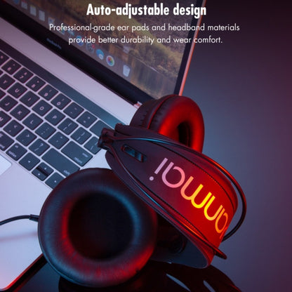 Yanmai D68-A Foldable Lightweight Recording Monitor Headphone(Golden) - Multimedia Headset by Yanmai | Online Shopping UK | buy2fix