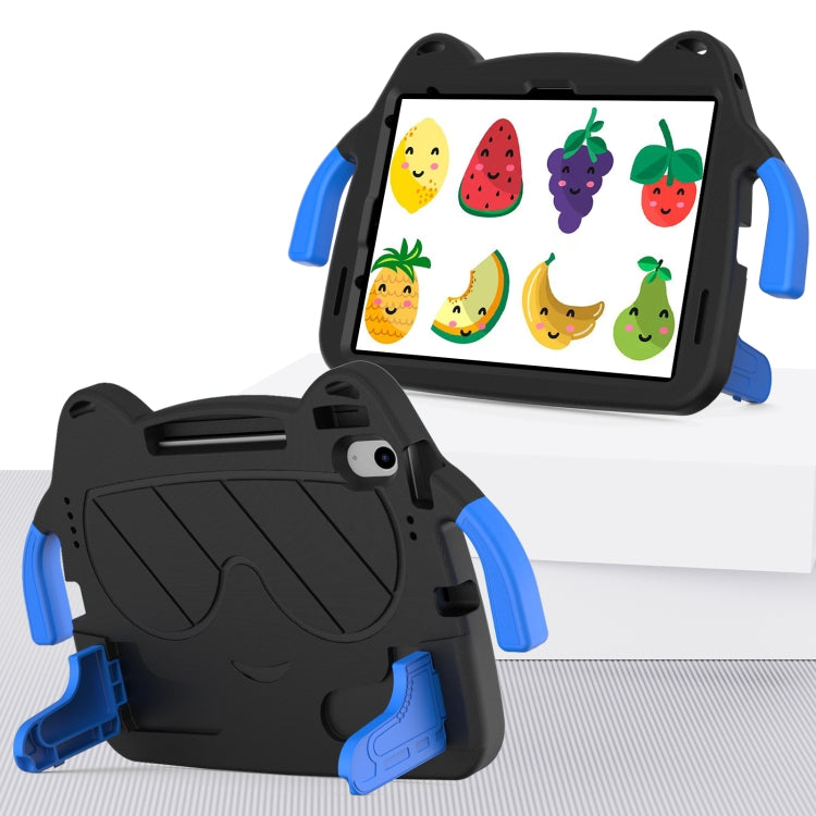 For iPad Air 2022 / Air 2020 10.9 Ice Baby EVA Shockproof Hard PC Tablet Case(Black+Blue) - iPad Air (2022) / (2020) 10.9 Cases by buy2fix | Online Shopping UK | buy2fix