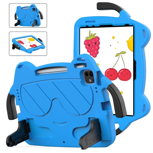 For iPad Pro 11 2022 / 2020 / 2018 Ice Baby EVA Shockproof Hard PC Tablet Case(Sky Blue+Black) - iPad Air (2022) / (2020) 10.9 Cases by buy2fix | Online Shopping UK | buy2fix