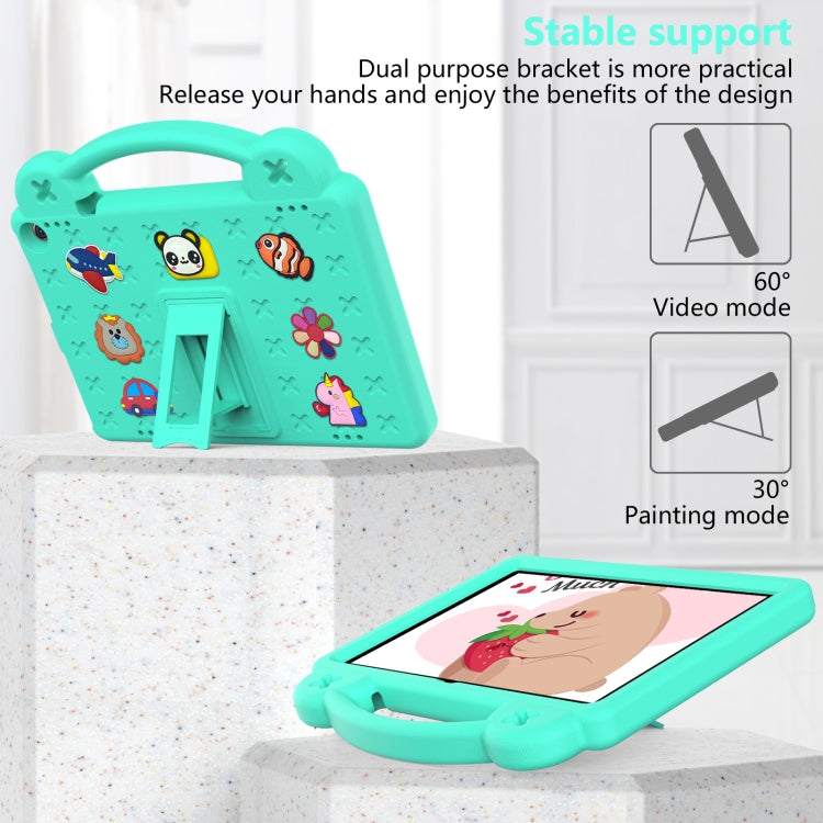 For Walmart Onn 10.1 2022 / 100071485 Handle Kickstand Children EVA Shockproof PC Tablet Case(Mint Green) - Others by buy2fix | Online Shopping UK | buy2fix