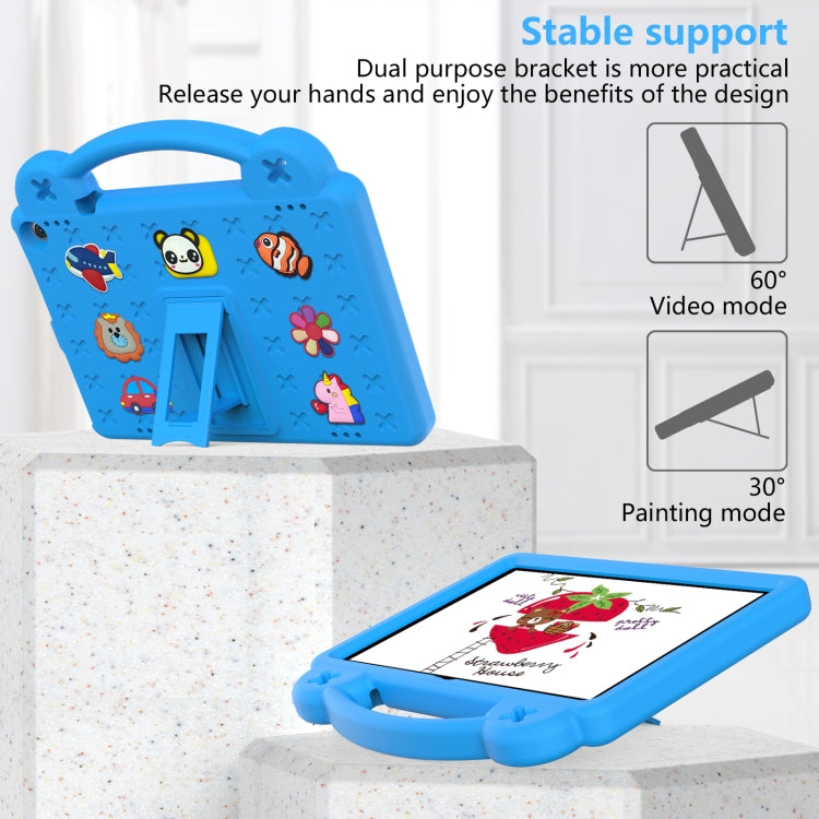 For Walmart Onn 10.1 2022 / 100071485 Handle Kickstand Children EVA Shockproof PC Tablet Case(Sky Blue) - Others by buy2fix | Online Shopping UK | buy2fix