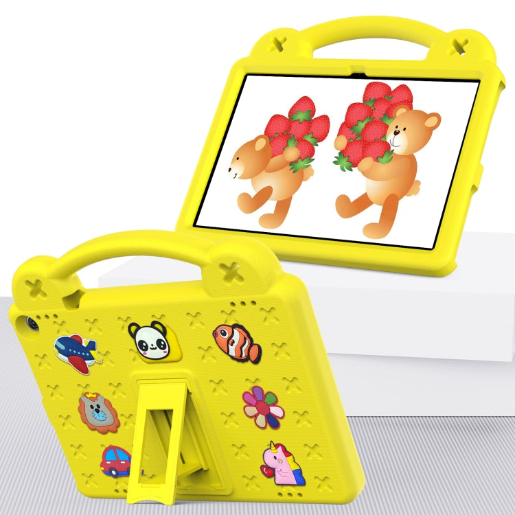 For Walmart Onn 10.1 2022 / 100071485 Handle Kickstand Children EVA Shockproof PC Tablet Case(Yellow) - Others by buy2fix | Online Shopping UK | buy2fix