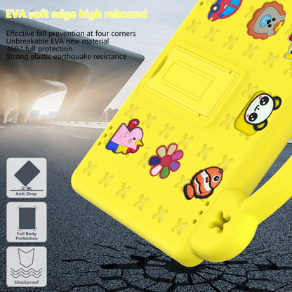 For Walmart Onn 10.1 2022 / 100071485 Handle Kickstand Children EVA Shockproof PC Tablet Case(Yellow) - Others by buy2fix | Online Shopping UK | buy2fix