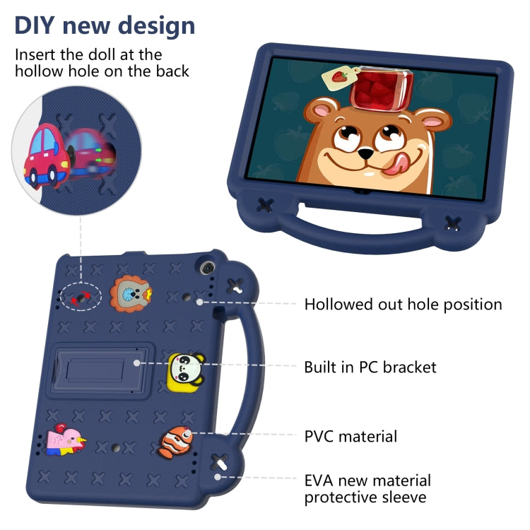 For Walmart Onn 10.1 2022 / 100071485 Handle Kickstand Children EVA Shockproof PC Tablet Case(Navy Blue) - Others by buy2fix | Online Shopping UK | buy2fix