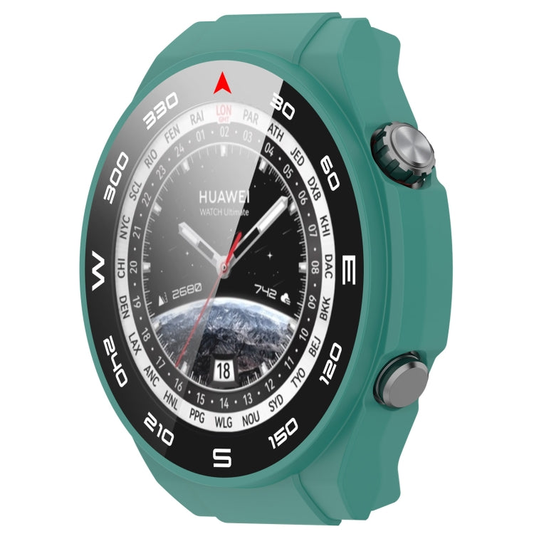 For Huawei Watch Ultimate PC+ Toughened Film Integrated Watch Protective Case(Green) by buy2fix