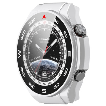 For Huawei Watch Ultimate PC+ Toughened Film Integrated Watch Protective Case(Sliver) by buy2fix
