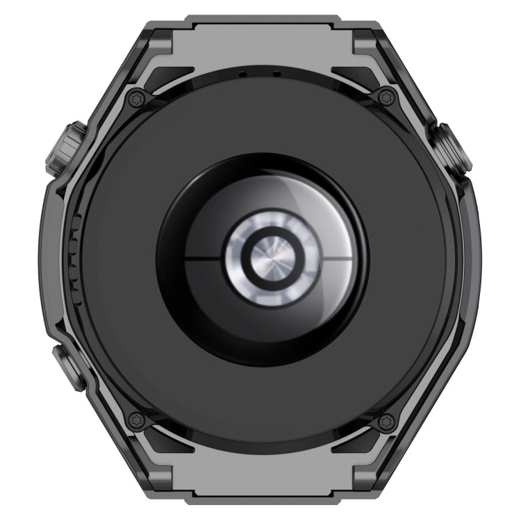For Huawei Watch Ultimate PC+ Toughened Film Integrated Watch Protective Case(Grey) by buy2fix