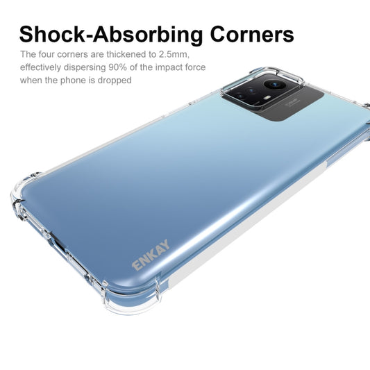 For Redmi Note 12S ENKAY Hat-Prince Transparent TPU Shockproof Phone Case - Xiaomi Cases by ENKAY | Online Shopping UK | buy2fix