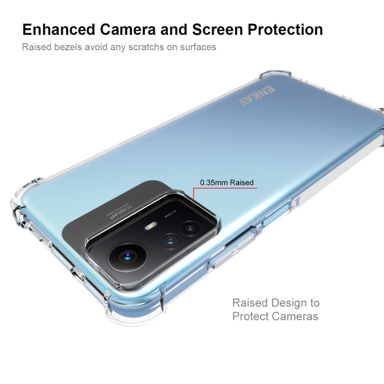 For Redmi Note 12S ENKAY Hat-Prince Transparent TPU Shockproof Phone Case - Xiaomi Cases by ENKAY | Online Shopping UK | buy2fix