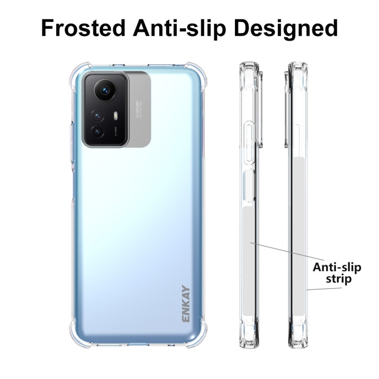 For Redmi Note 12S ENKAY Hat-Prince Transparent TPU Shockproof Phone Case - Xiaomi Cases by ENKAY | Online Shopping UK | buy2fix