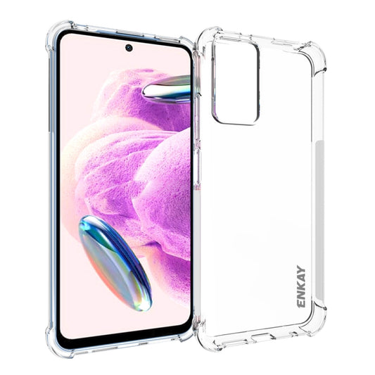 For Redmi Note 12S ENKAY Hat-Prince Transparent TPU Shockproof Phone Case - Xiaomi Cases by ENKAY | Online Shopping UK | buy2fix