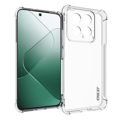 For Xiaomi 14 ENKAY Hat-Prince Transparent TPU Shockproof Phone Case - Xiaomi Cases by ENKAY | Online Shopping UK | buy2fix