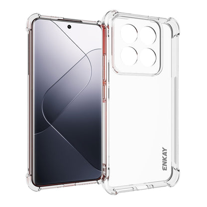 For Xiaomi 14 Pro ENKAY Hat-Prince Transparent TPU Shockproof Phone Case - 14 Pro Cases by ENKAY | Online Shopping UK | buy2fix