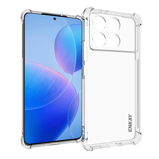 For Redmi K70 Pro ENKAY Hat-Prince Transparent TPU Shockproof Phone Case - Xiaomi Cases by ENKAY | Online Shopping UK | buy2fix