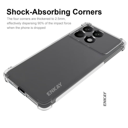 For Redmi K70 Pro ENKAY Hat-Prince Transparent TPU Shockproof Phone Case - Xiaomi Cases by ENKAY | Online Shopping UK | buy2fix