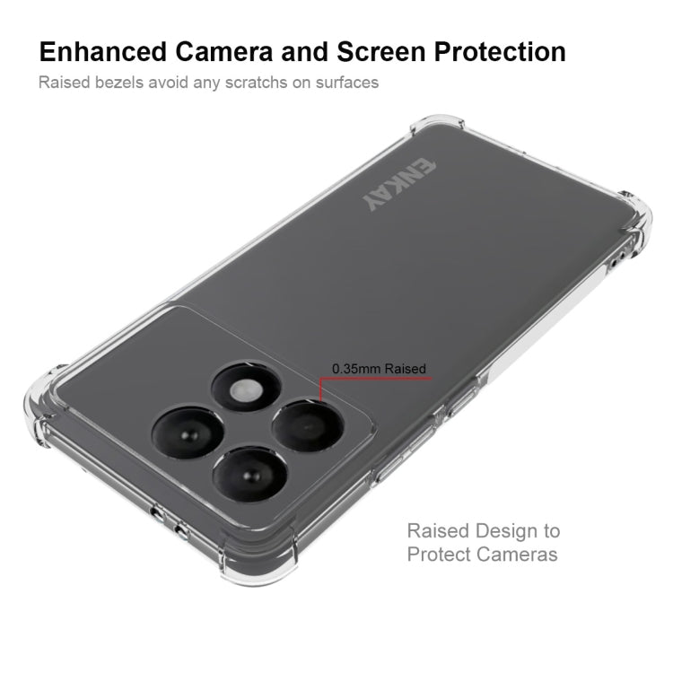 For Redmi K70 Pro ENKAY Hat-Prince Transparent TPU Shockproof Phone Case - Xiaomi Cases by ENKAY | Online Shopping UK | buy2fix