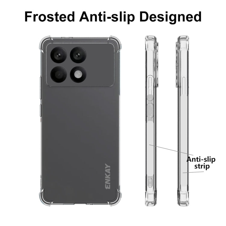 For Redmi K70 Pro ENKAY Hat-Prince Transparent TPU Shockproof Phone Case - Xiaomi Cases by ENKAY | Online Shopping UK | buy2fix