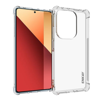 For Redmi Note 13 Pro 4G ENKAY Hat-Prince Transparent TPU Shockproof Phone Case - Xiaomi Cases by ENKAY | Online Shopping UK | buy2fix
