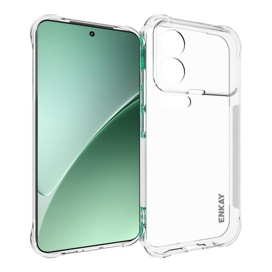 For Xiaomi 17 ENKAY Hat-Prince Transparent TPU Shockproof Phone Case