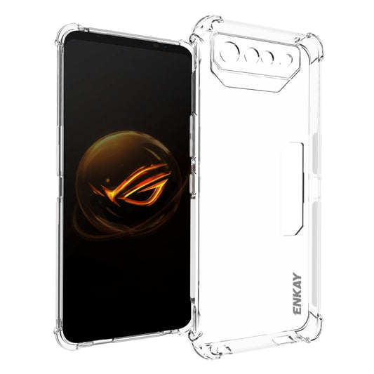 For Asus ROG Phone 7 Ultimate ENKAY Hat-Prince Transparent TPU Shockproof Phone Case by ENKAY