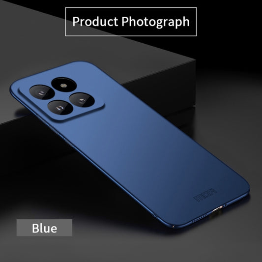 For Xiaomi 14 Pro MOFI Micro-Frosted PC Ultra-thin Hard Phone Case(Blue) - 14 Pro Cases by MOFI | Online Shopping UK | buy2fix