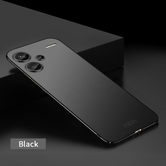 For Xiaomi Redmi Note 13 Pro+ MOFI Micro-Frosted PC Ultra-thin Hard Phone Case(Black) - Xiaomi Cases by MOFI | Online Shopping UK | buy2fix
