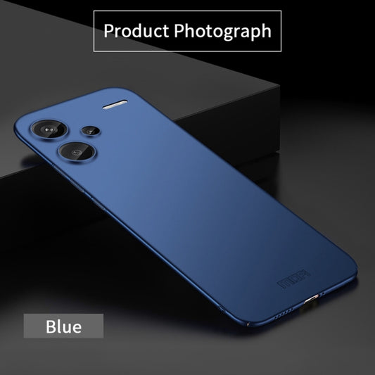 For Xiaomi Redmi Note 13 Pro+ MOFI Micro-Frosted PC Ultra-thin Hard Phone Case(Blue) - Xiaomi Cases by MOFI | Online Shopping UK | buy2fix