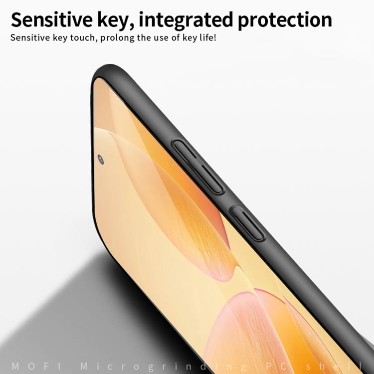 For Xiaomi Redmi K70E / Poco X6 Pro MOFI Micro-Frosted PC Ultra-thin Hard Phone Case(Black) - Xiaomi Cases by MOFI | Online Shopping UK | buy2fix