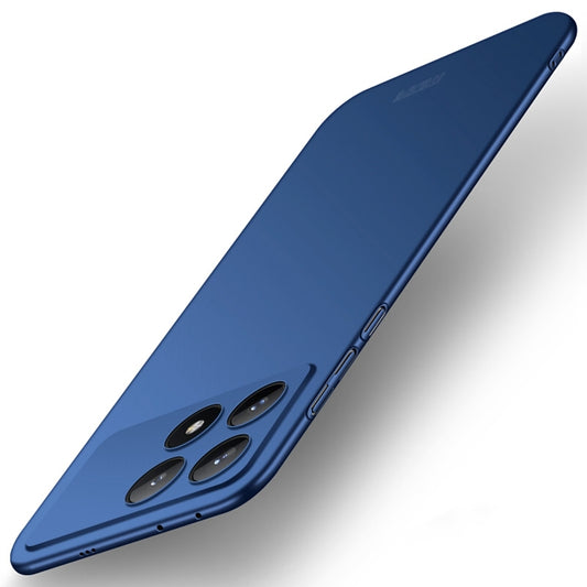 For Xiaomi Redmi K70E / Poco X6 Pro MOFI Micro-Frosted PC Ultra-thin Hard Phone Case(Blue) - Xiaomi Cases by MOFI | Online Shopping UK | buy2fix