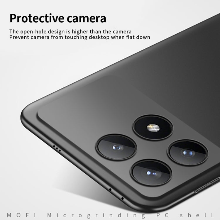 For Xiaomi Redmi K70E / Poco X6 Pro MOFI Micro-Frosted PC Ultra-thin Hard Phone Case(Red) - Xiaomi Cases by MOFI | Online Shopping UK | buy2fix
