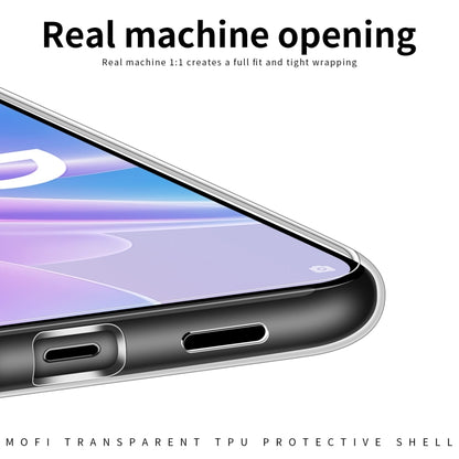 For OPPO A58 4G MOFI Ming Series Transparent Ultra-thin TPU Phone Case(Transparent) by MOFI