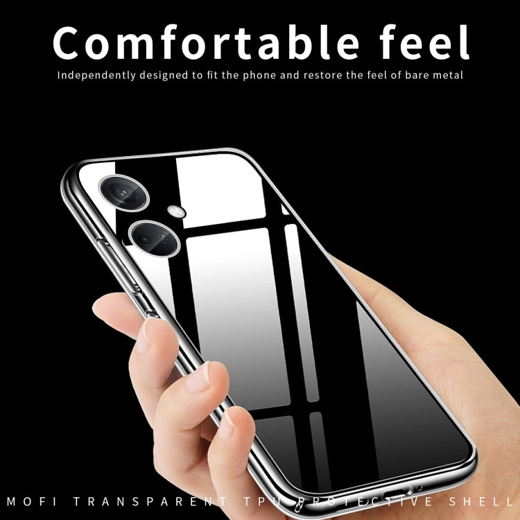 For OPPO K11 MOFI Ming Series Transparent Ultra-thin TPU Phone Case(Transparent) by MOFI