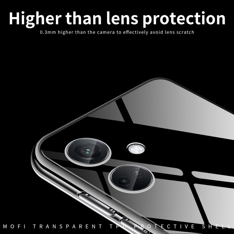 For OPPO K11 MOFI Ming Series Transparent Ultra-thin TPU Phone Case(Transparent) by MOFI