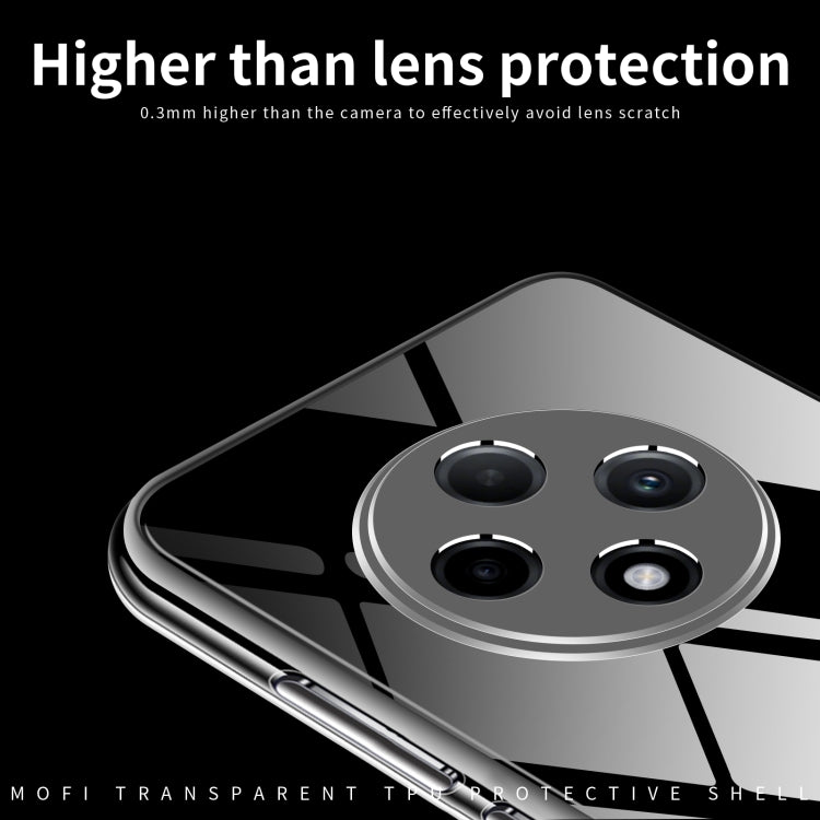 For OPPO A3 Pro MOFI Ming Series Transparent Ultra-thin TPU Phone Case(Transparent) by MOFI