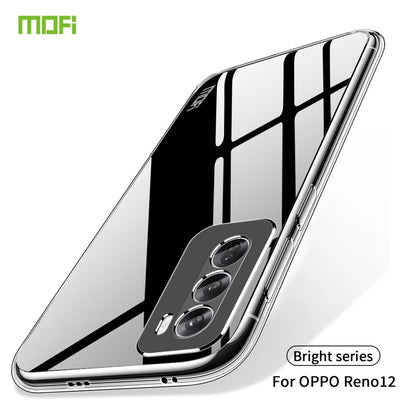 For OPPO Reno12 Global MOFI Ming Series Transparent Ultra-thin TPU Phone Case(Transparent) - OPPO Cases by MOFI | Online Shopping UK | buy2fix