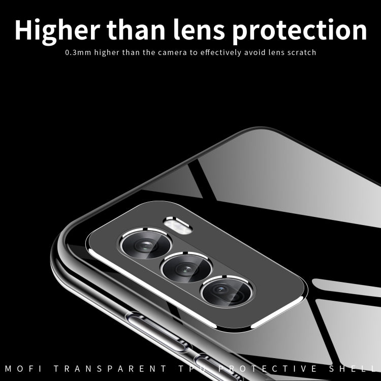 For OPPO Reno12 Global MOFI Ming Series Transparent Ultra-thin TPU Phone Case(Transparent) - OPPO Cases by MOFI | Online Shopping UK | buy2fix