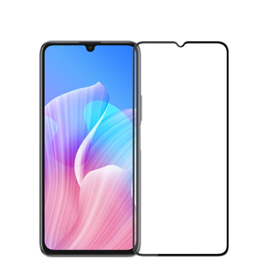 For Samsung Galaxy A24 MOFI 9H 3D Explosion-proof Curved Screen Tempered Glass Film(Black)