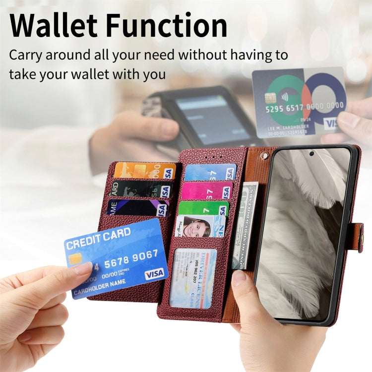 For iPhone 16 Pro Love Zipper Lanyard Leather Phone Case(Red) by buy2fix