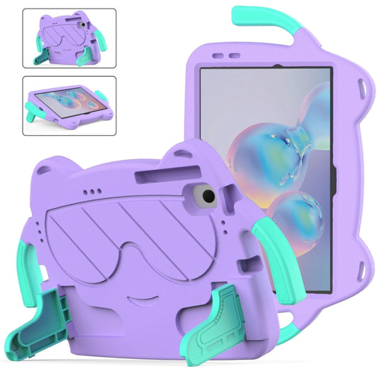 For Samsung Galaxy S6 10.5 2019 Ice Baby EVA Shockproof Hard PC Tablet Case(Light Purple+Mint Green) - Other Galaxy Tab PC by buy2fix | Online Shopping UK | buy2fix