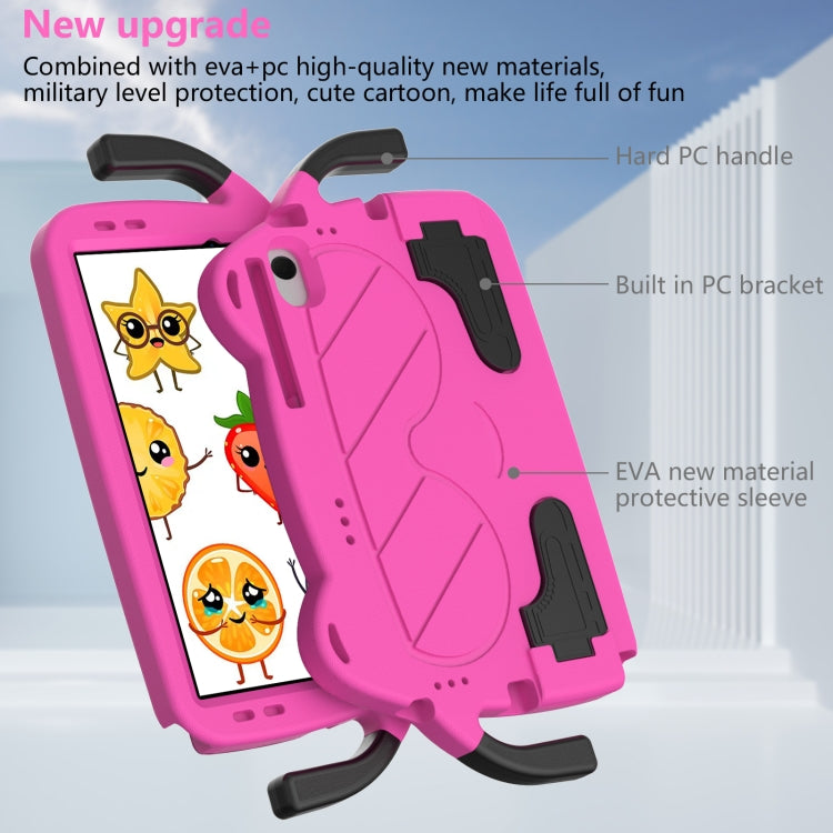 For Samsung Galaxy S5e 10.5 2019 Ice Baby EVA Shockproof Hard PC Tablet Case(Rose Red+Black) - Other Galaxy Tab PC by buy2fix | Online Shopping UK | buy2fix