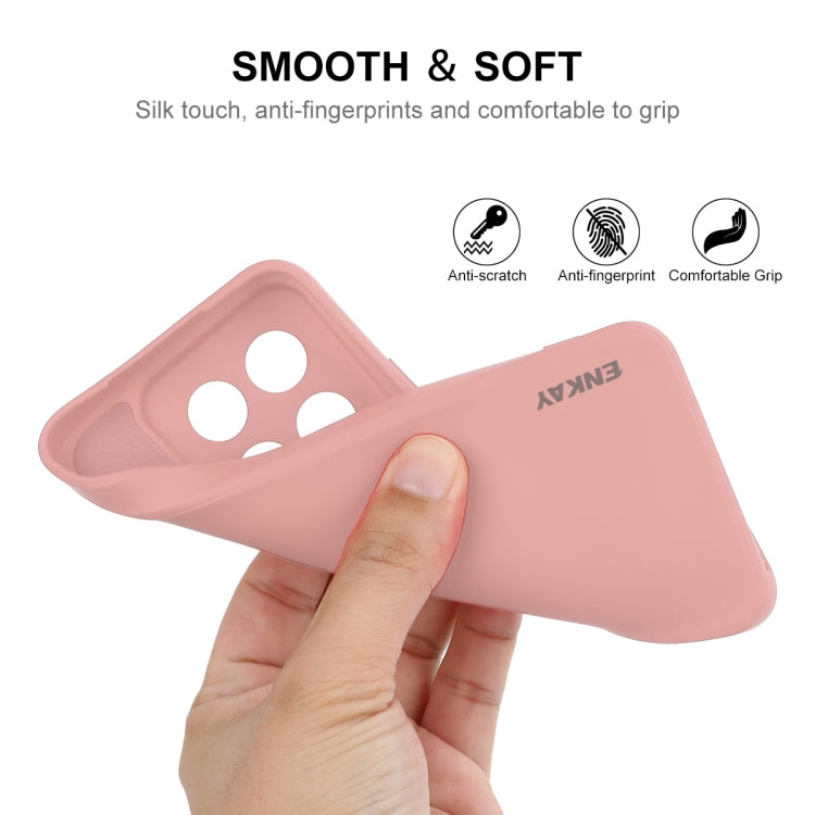 For Xiaomi 14 ENKAY Hat-Prince Liquid Silicone Shockproof Soft Phone Case(Black) - Xiaomi Cases by ENKAY | Online Shopping UK | buy2fix