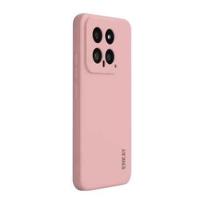 For Xiaomi 14 ENKAY Hat-Prince Liquid Silicone Shockproof Soft Phone Case(Pink) - Xiaomi Cases by ENKAY | Online Shopping UK | buy2fix