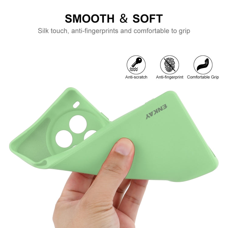 For OnePlus Ace 3 Pro ENKAY Liquid Silicone Soft Shockproof Phone Case(Beige) - OnePlus Cases by ENKAY | Online Shopping UK | buy2fix