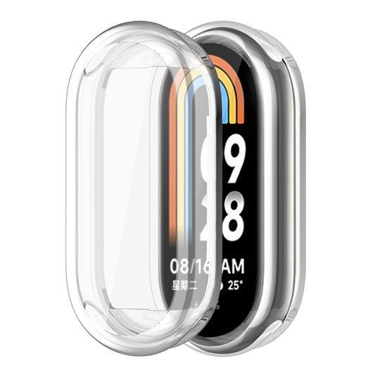 For Xiaomi Mi Band 8 ENKAY Hat-Prince Full Coverage Transparent Soft TPU Case with Screen Protection - Watch Cases by ENKAY | Online Shopping UK | buy2fix