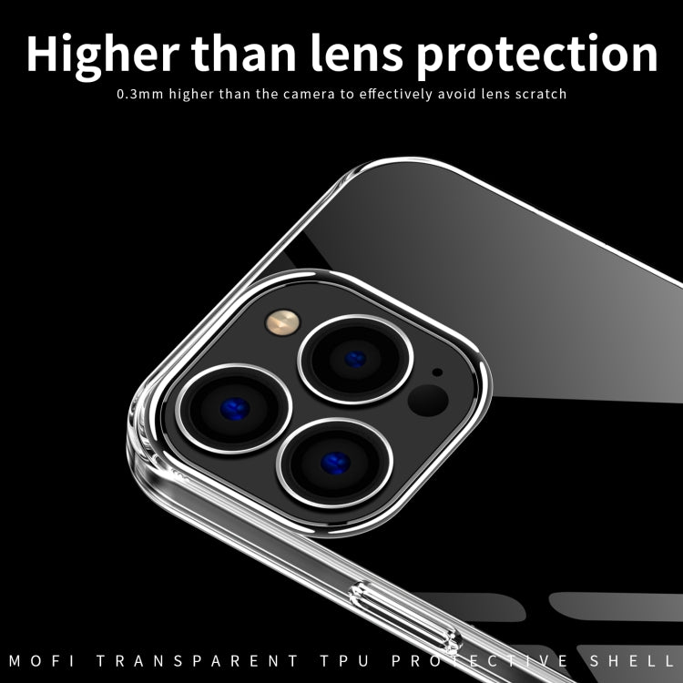 For iPhone 15 Pro MOFI Ming Series Ultra-thin TPU Phone Case(Transparent) - iPhone 15 Pro Cases by MOFI | Online Shopping UK | buy2fix