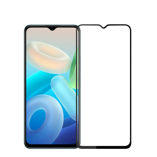 For vivo Y27 PINWUYO 9H 2.5D Full Screen Tempered Glass Film(Black)