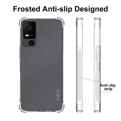 For TCL 40 XE 5G ENKAY Hat-Prince Transparent TPU Shockproof Phone Case - TCL by ENKAY | Online Shopping UK | buy2fix