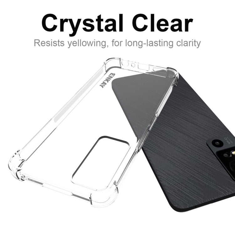 For TCL 40 XE 5G ENKAY Hat-Prince Transparent TPU Shockproof Phone Case - TCL by ENKAY | Online Shopping UK | buy2fix